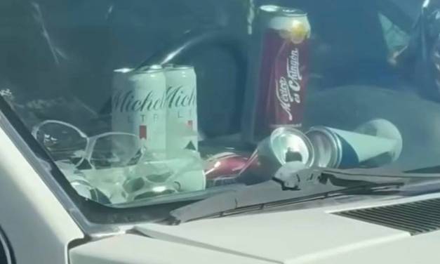 Trabajador del DIFH portaba cervezas en vehículo oficial; fue removido