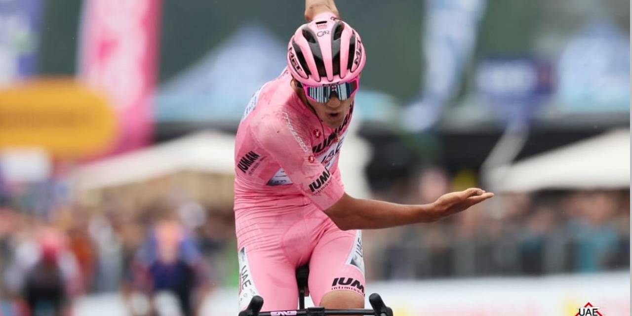 Isaac del Toro hace historia en el Giro de Italia