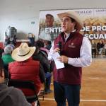 Entregan 130 toneladas de semilla de cebada en Tepeapulco