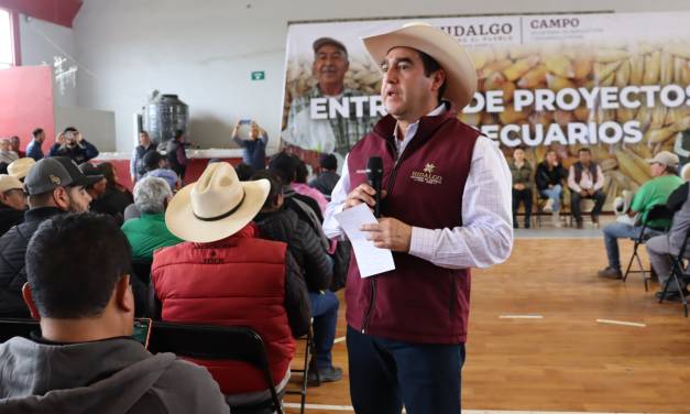 Entregan 130 toneladas de semilla de cebada en Tepeapulco