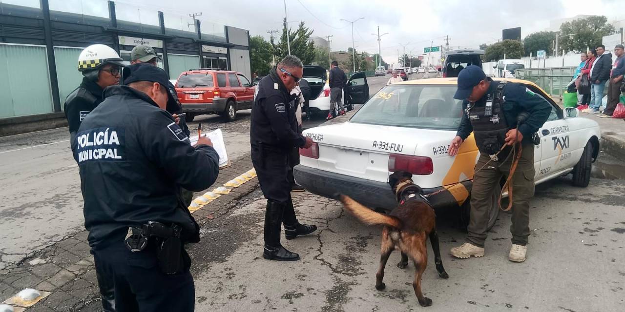 Implementan operativo Transporte Seguro en Pachuca