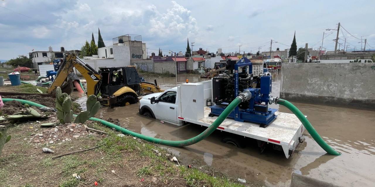 Por lluvias, activan emergencia hídrica en Pachuca