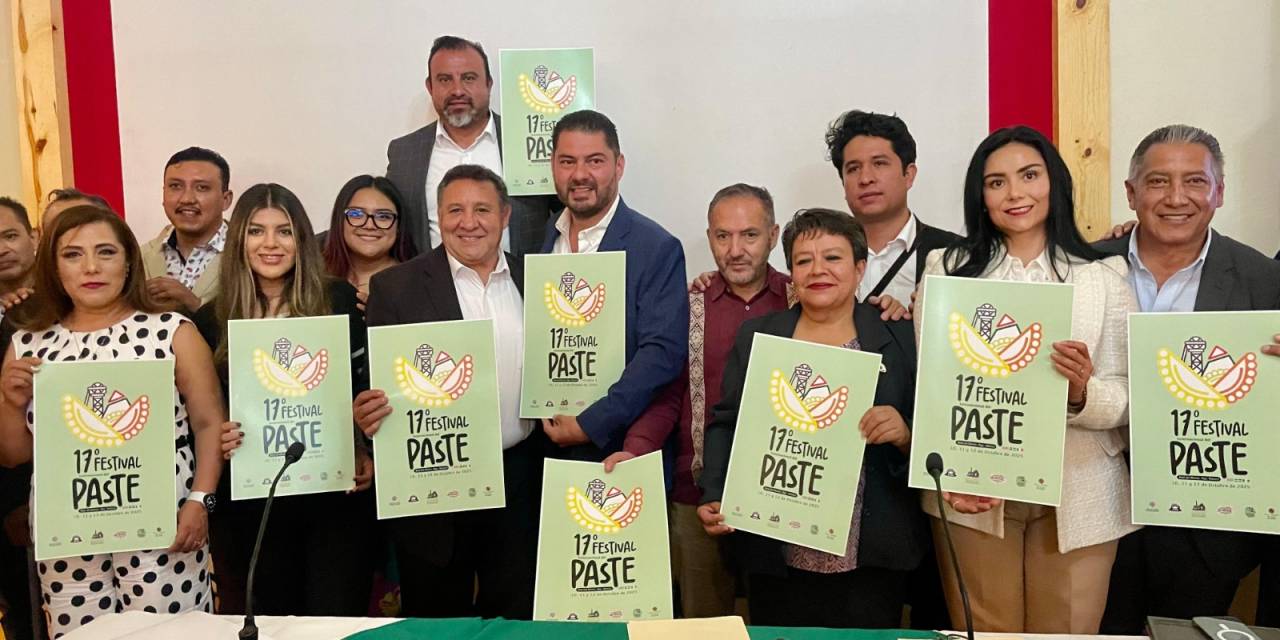 Presentan el Festival Internacional del Paste 2025