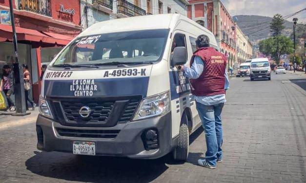 Reforzarán vigilancia en el transporte público