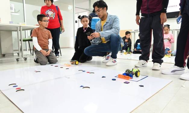 Citnova Hidalgo impulsa la ciencia con actividades de robótica