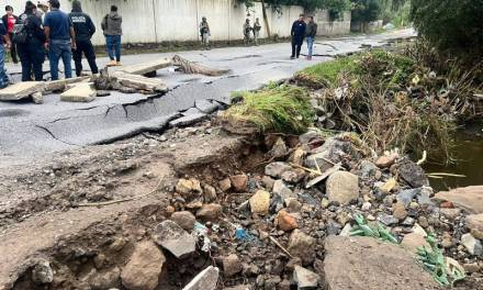 Lluvia atípica deja 76 casas afectadas en Tezontepec de Aldama