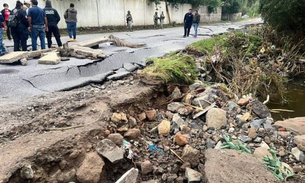 Lluvia atípica deja 76 casas afectadas en Tezontepec de Aldama