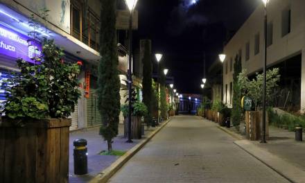 Iluminan 7 calles del Centro Histórico de Pachuca