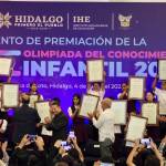 Reconocen a ganadores de la Olimpiada del Conocimiento Infantil