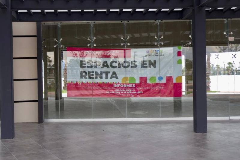Arriendan espacios comerciales en el Parque Cultural Hidalguense