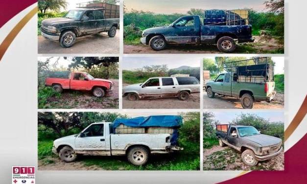 Pobladores de Ajacuba quisieron impedir aseguramiento de camionetas usadas para transportar huachicol