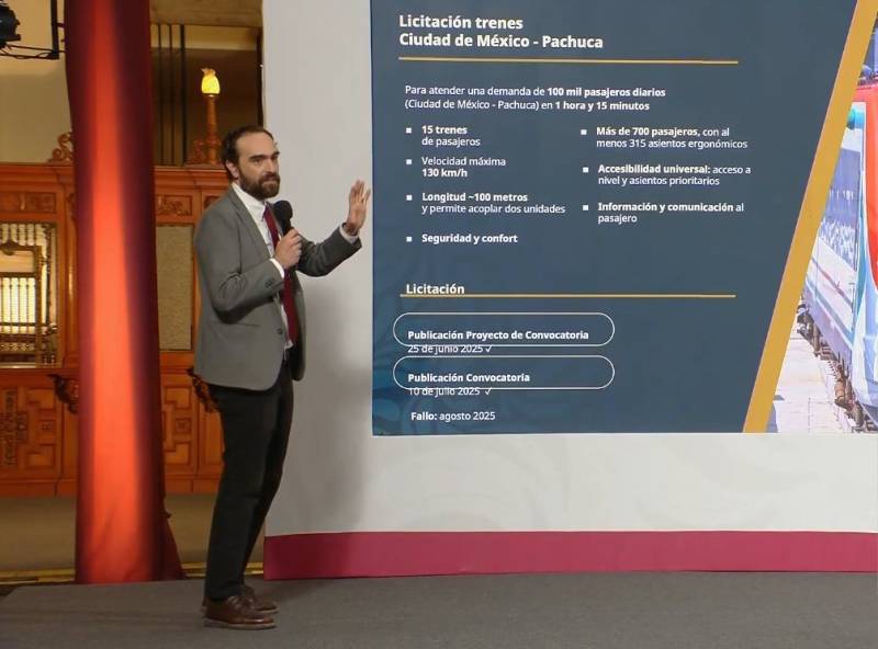 Avanza plan ferroviario en ruta México-Pachuca