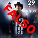 Alertan sobre evento falso de Julión Álvarez en el recinto ferial