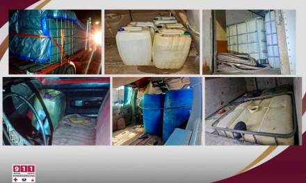 Aseguran vehículos abandonados con hidrocarburo robado