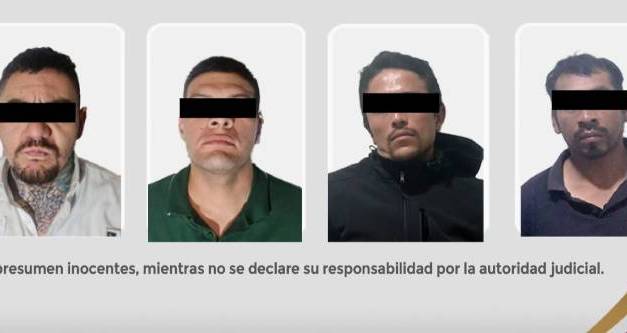 Detienen a cuatro personas por portación ilegal de armas en Tula