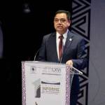 Andrés Velázquez rinde primer informe legislativo