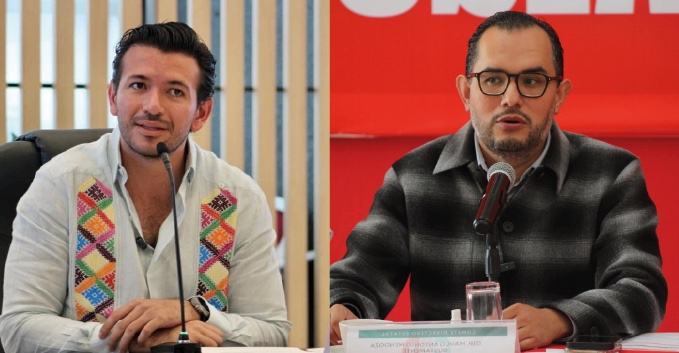 Chocan en redes Marco Mendoza y Miguel Tello