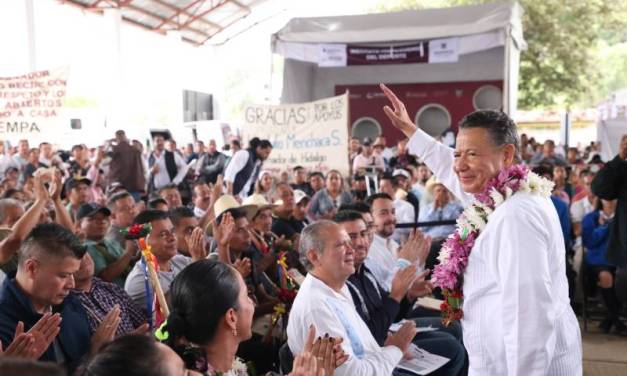 Julio Menchaca rendirá informes regionales en Huejutla, Tula e Ixmiquilpan