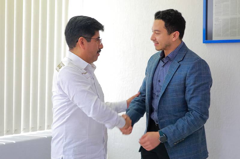 Velázquez se reúne con Hugo Aguilar, presidente electo de la SCJN