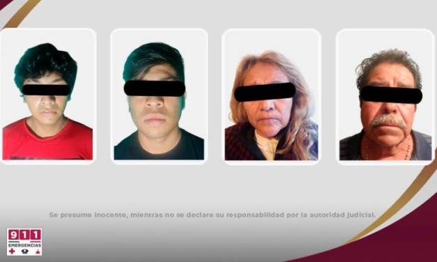 Aseguran 5 mil dosis de droga en Tepeji; detienen a 4
