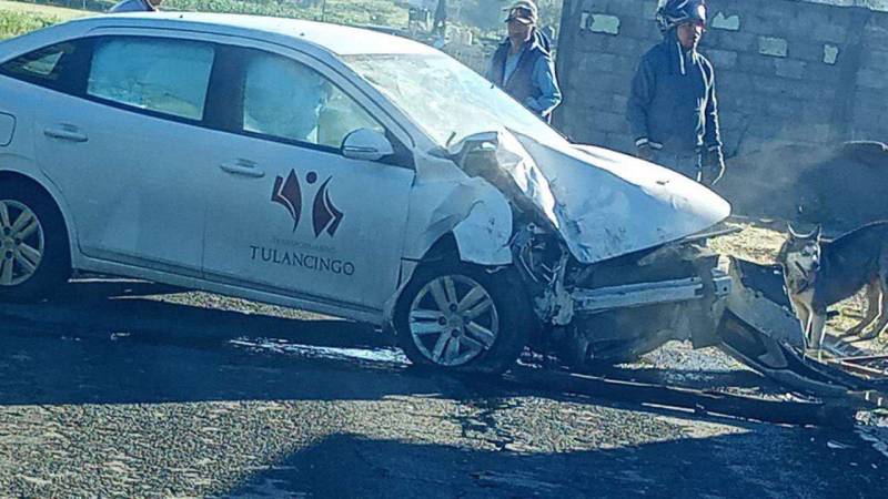 Señalan a funcionario municipal de Tulancingo tras accidente en unidad oficial