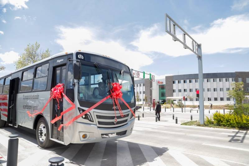 UAEH desarrolla un Garzabús eléctrico para traslado de sus estudiantes