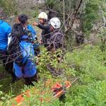 Cae hombre de una peña en Mineral del Chico