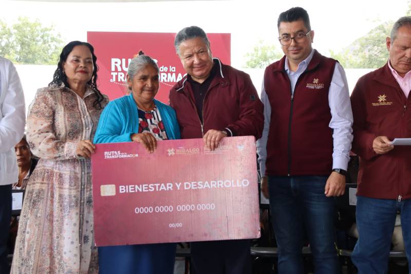 Entregarán tarjetas de programas sociales en la Sierra Gorda y Valle del Mezquital