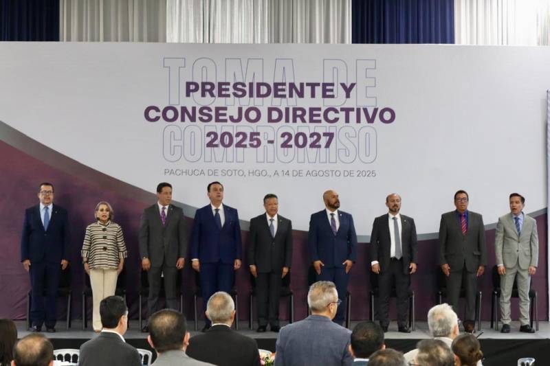 Toma protesta nueva dirigencia de la Coparmex Hidalgo
