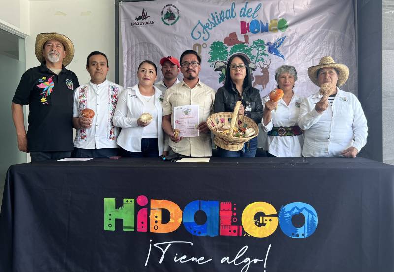 Epazoyucan se prepara para el octavo Festival del Hongo