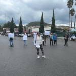 Madre se manifiesta en Pachuca por medicamentos para su hijo