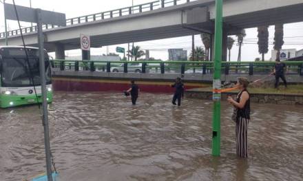Lluvias colapsan la zona metropolitana de Pachuca