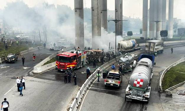 Explota pipa de gas en Iztapalapa