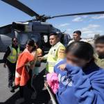 Trasladan a 117 pacientes en regiones afectadas para su atención médica