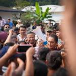 Sheinbaum y Menchaca supervisan atención a comunidades en Huehuetla