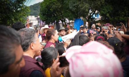 “No están solos”: Sheinbaum en Hidalgo