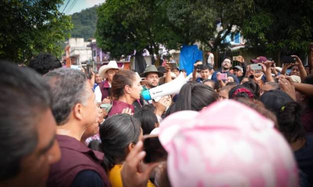 “No están solos”: Sheinbaum en Hidalgo