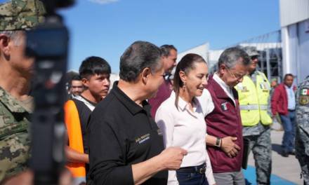 Para reconstruir Hidalgo, “lo que se necesite”: Sheinbaum