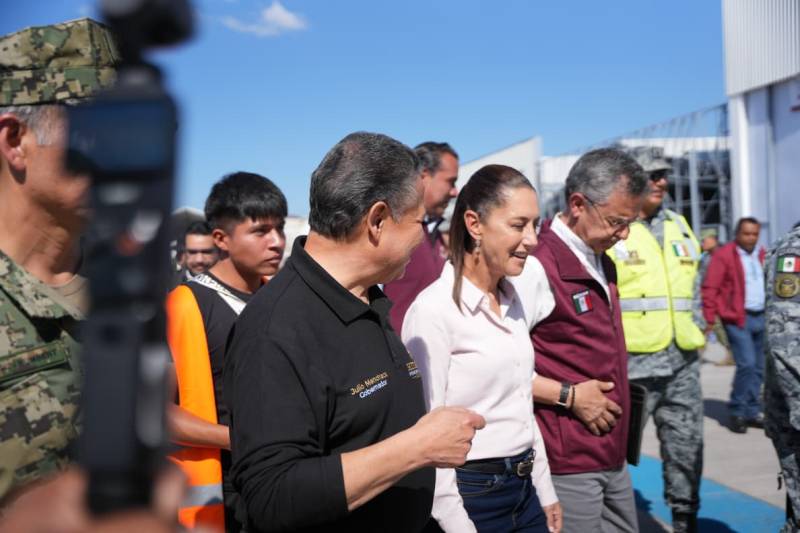 Para reconstruir Hidalgo, “lo que se necesite”: Sheinbaum