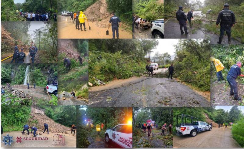 Implementan operativos de prevención y rescate en Hidalgo por “Priscilla”