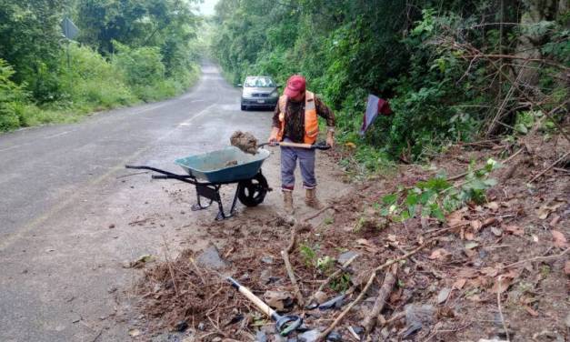 Se mantiene el monitoreo permanente en carreteras estatales por lluvias