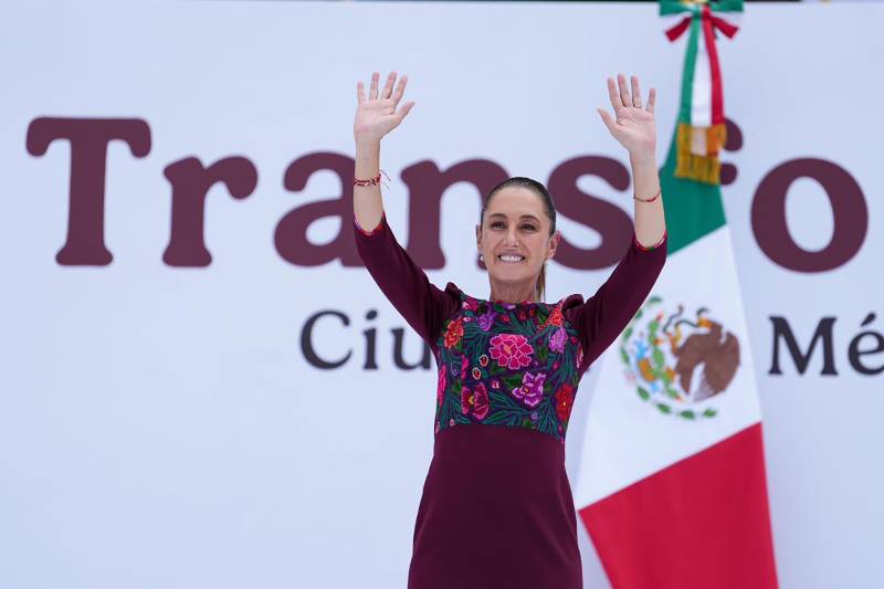 Claudia Sheinbaum celebra primer año en el Zócalo