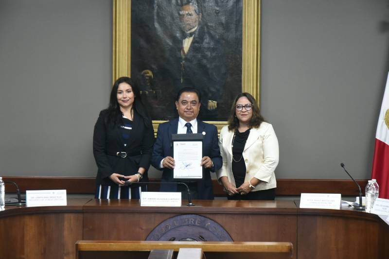 Congreso e IEEH firman acuerdo por revocación de mandato