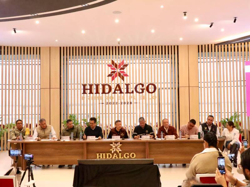 Julio Menchaca encabeza acciones de emergencia ante daños por lluvias en Hidalgo