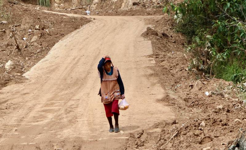 Zacualtipán, uno de los municipios afectados por el huracán Priscila