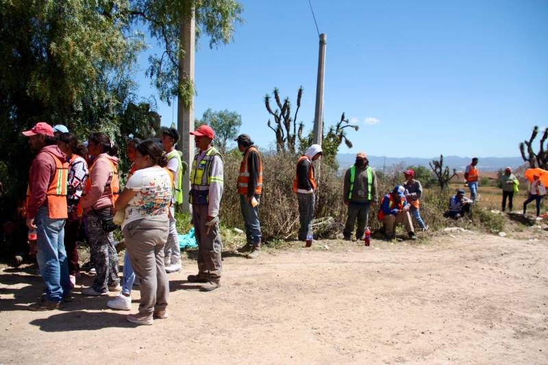 Se manifiestan pepenadores en El Huixmí