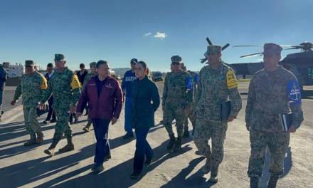 Claudia Sheinbaum supervisa ayuda a damnificados en Hidalgo