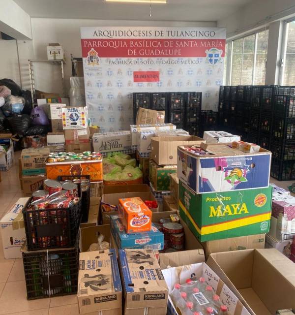 Pachuqueños recolectan víveres para damnificados de Hidalgo y Puebla