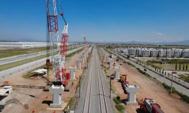 Avanza tramo elevado del tren México-Pachuca