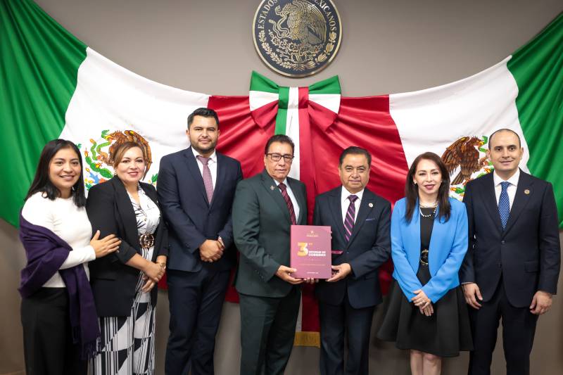 Oscar Javier González, titular de la STPSH, compareció ante el Congreso